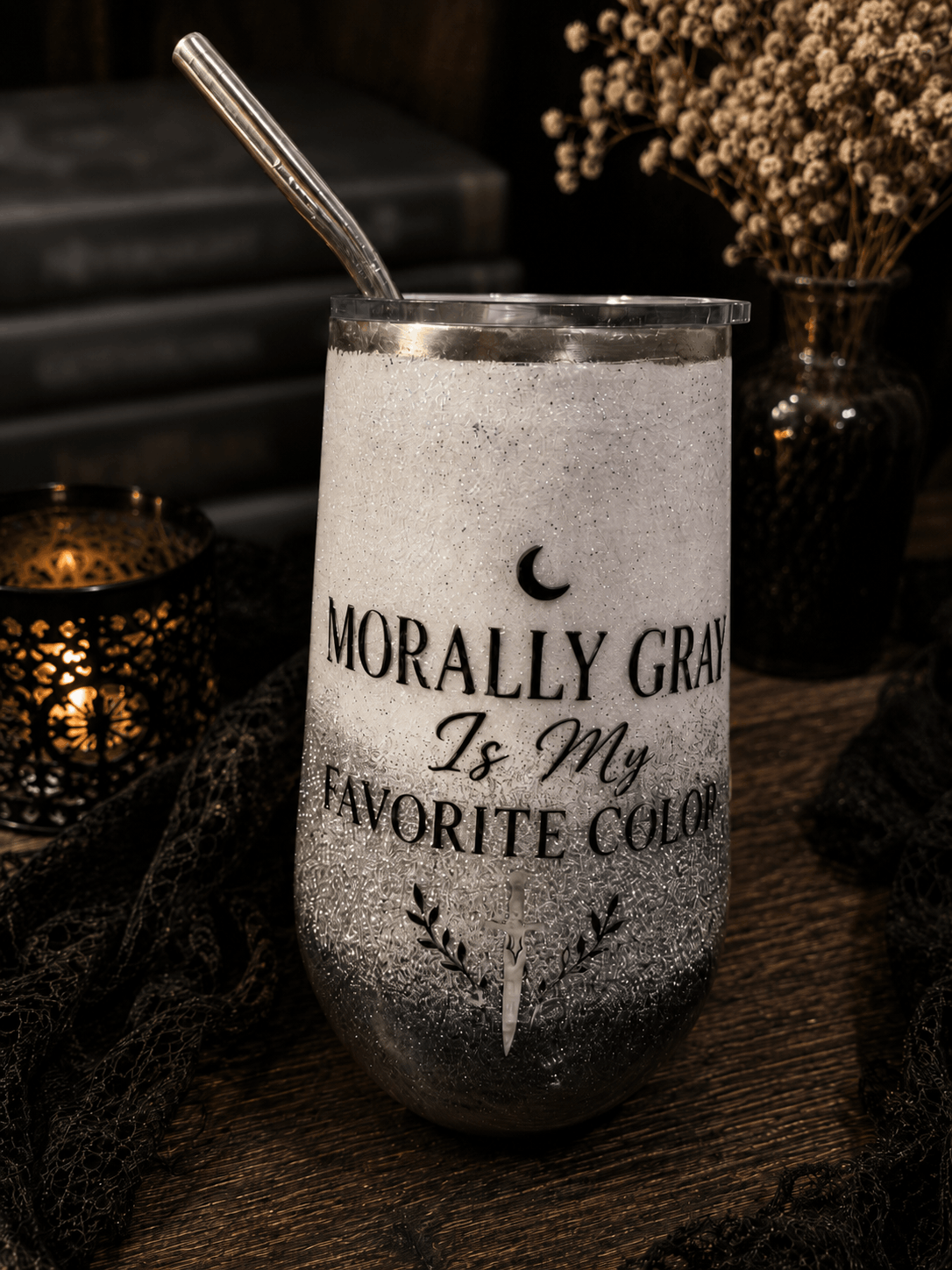 Morally Gray handmade tumbler set
